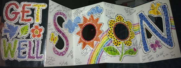 Get-well-soon card from ACRD